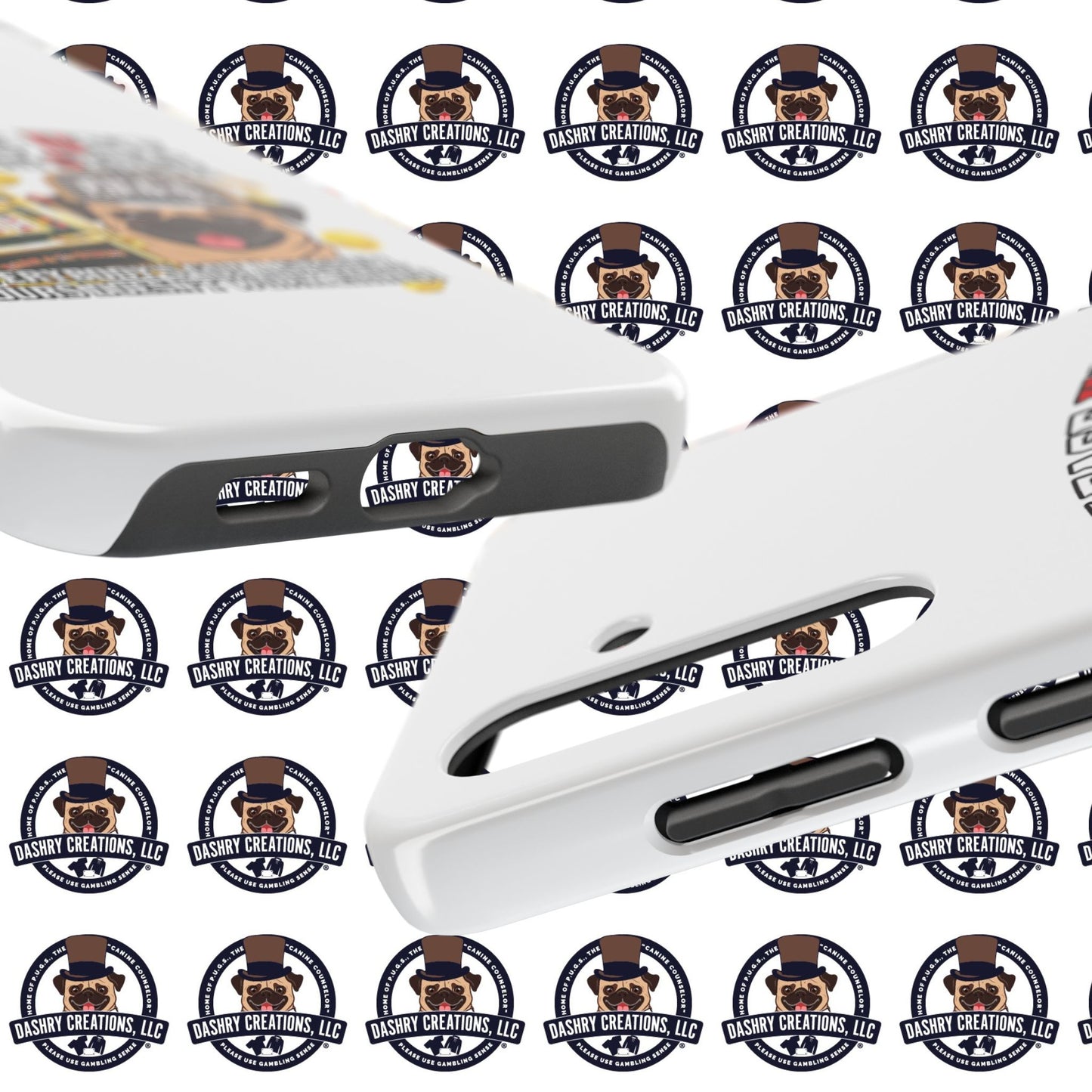 Slots “Everybody’s Got A System” Tan & White Backwards Baseball Cap Tough Phone Cases