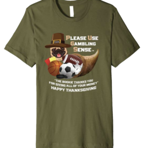 Thanksgiving Sports Gambling Premium T-Shirt
